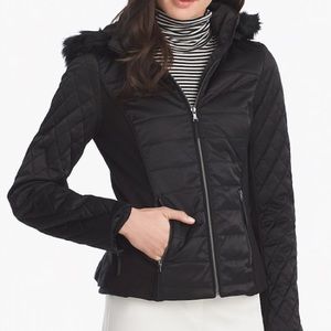 NEW Puffer Jacket w/ Removable Faux Fur Trim Hood
